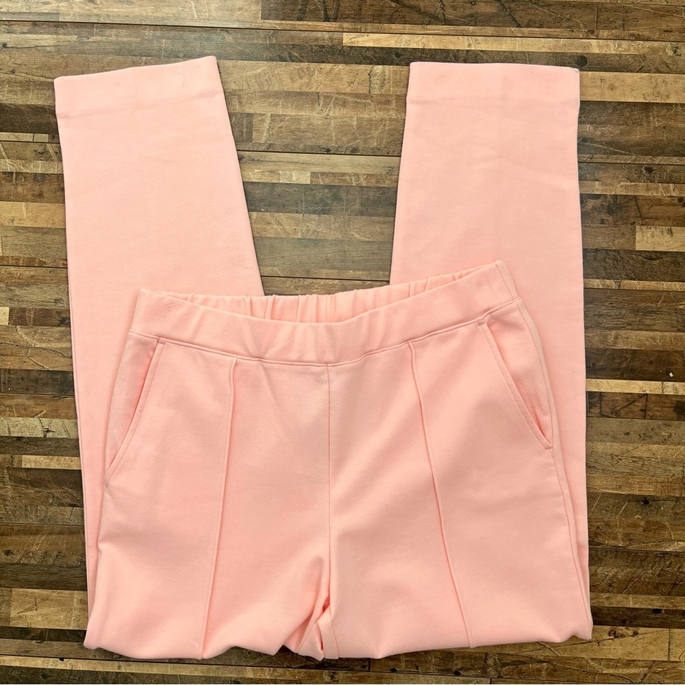 J. Crew Factory Pintuck Pull-on Sweatpant Pink Sz M - Picture 15 of 16